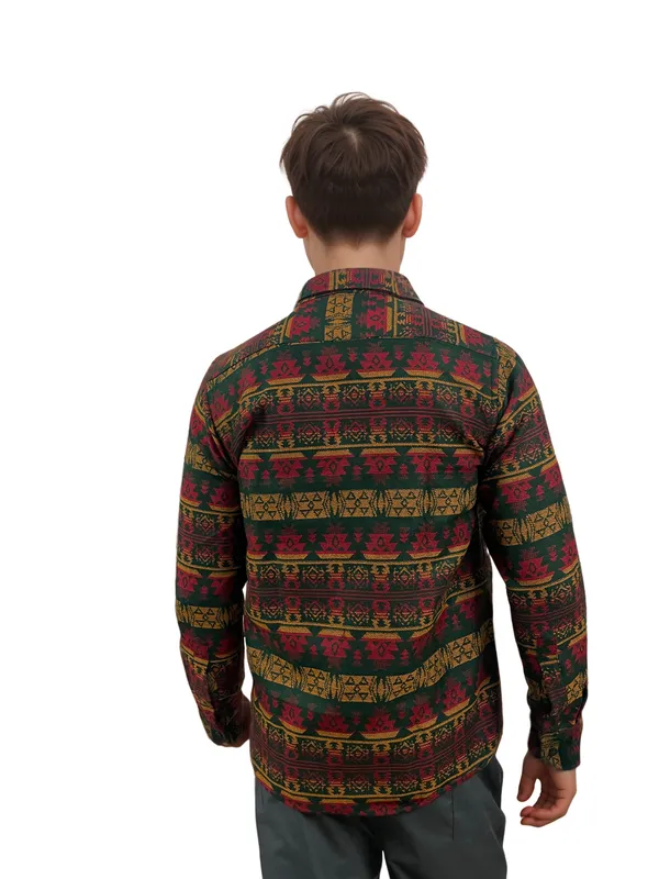 Green_&_Red_Warm_Winter_Shirt_For_Men