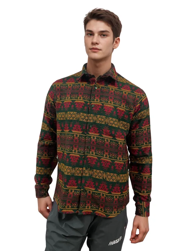 Green_&_Red_Warm_Winter_Shirt_For_Men