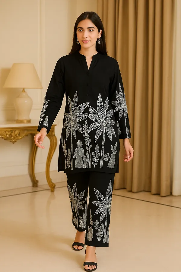 Black_Cotton_Premium_&_Elegant_Co-Ord_Set_For_Women