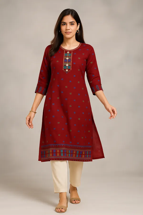 Creation_Rayon_Straight_Kurti