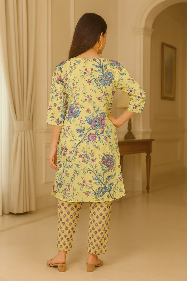 Light_Pastel_Yellow_Cotton_Premium_&_Elegant_Co-Ord_Set_For_Women