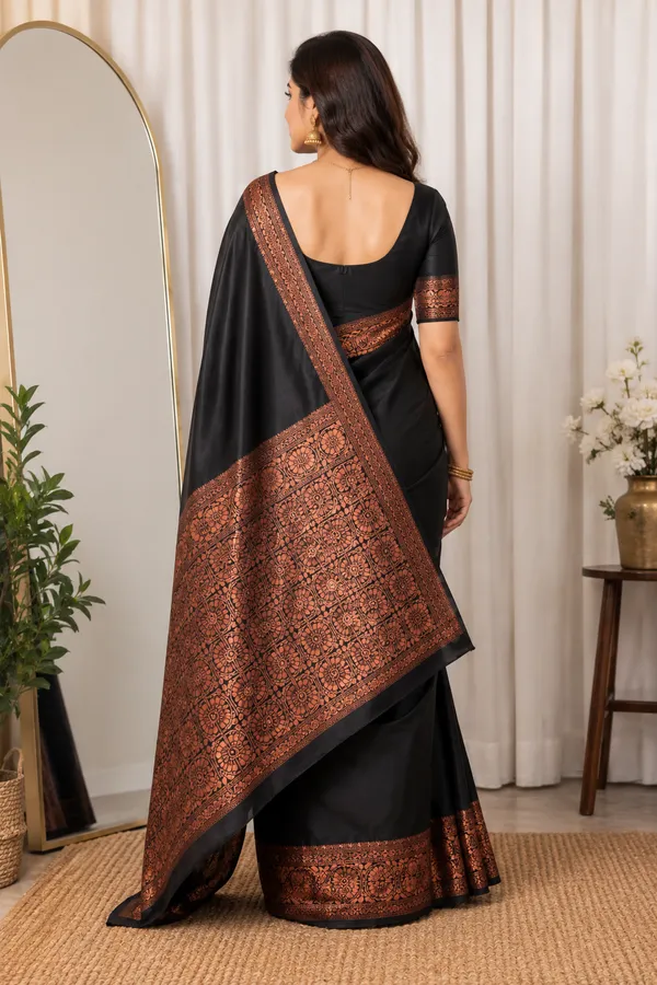 Black_Copper_Elegance_Saree