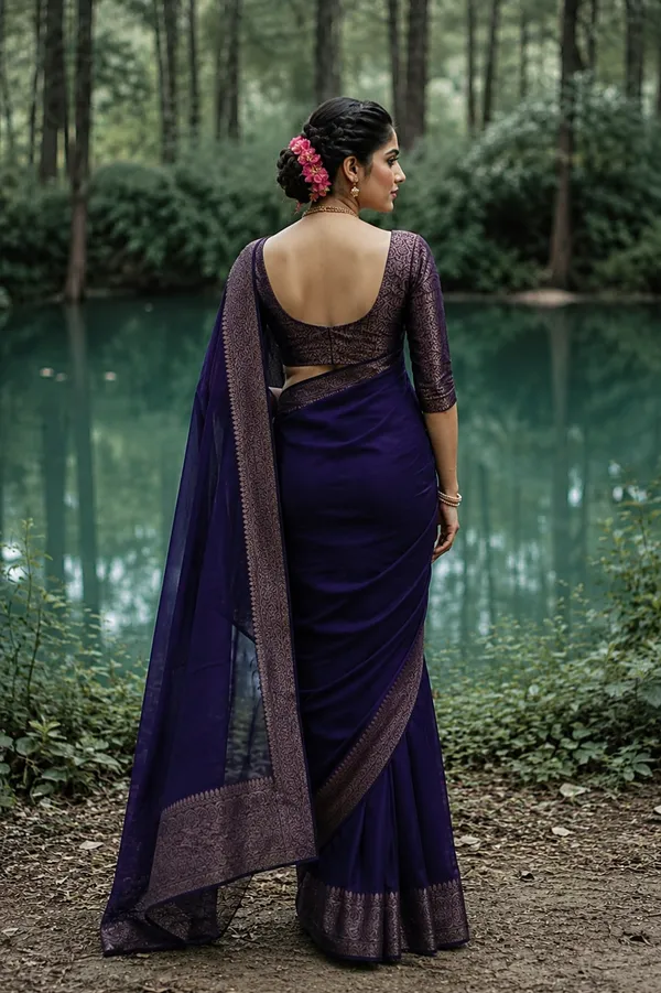 Elegant_Deep_Purple_Silk_Saree_with_Intricate_Woven_Paisley_Border_&_Traditional_Jacquard_Detailing