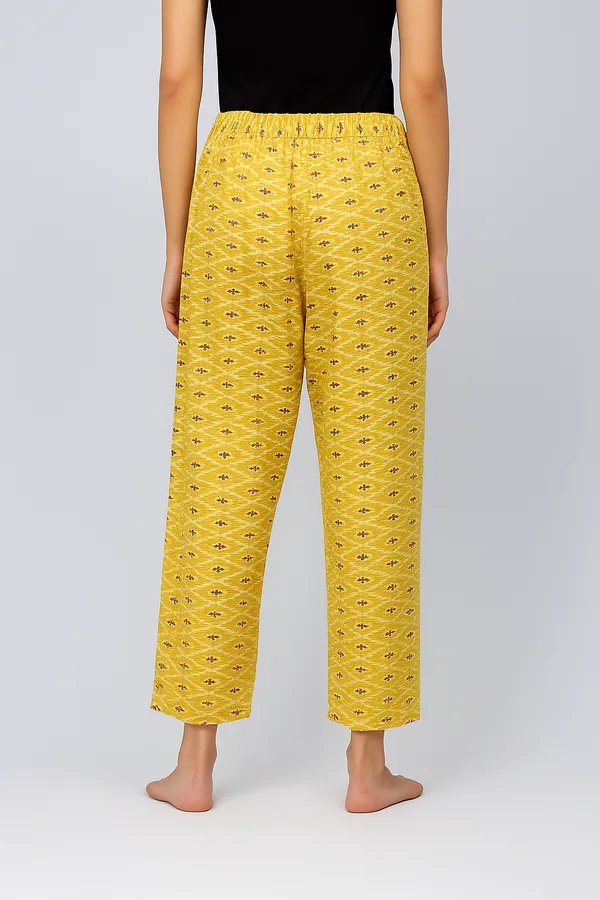 Cotton_Yellow_Ikat_Printed_Straight_Fit_Pants