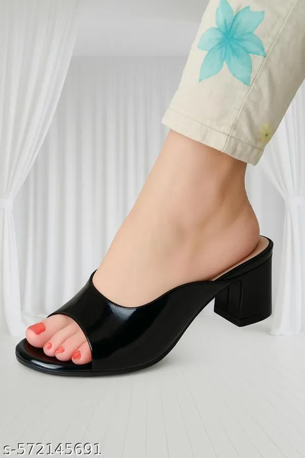Black_Lycra_Premium_&_Elegant_Heel_For_Women