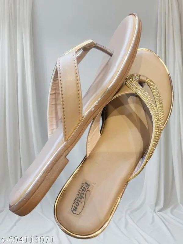 Coffee_Synthetic_Premium_&_Elegant_Flat_For_Women