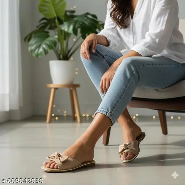 Coffee_Synthetic_Premium_&_Elegant_Flat_For_Women