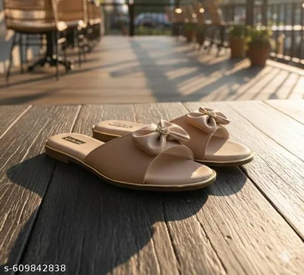 Coffee_Synthetic_Premium_&_Elegant_Flat_For_Women