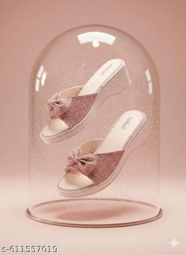 Light_Pink_Mesh_Premium_&_Elegant_Flat_For_Women