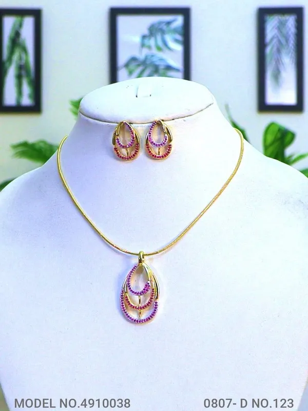 Golden_Plating_Ruby_Stone_Traditional_Ad_Pendant_For_Women