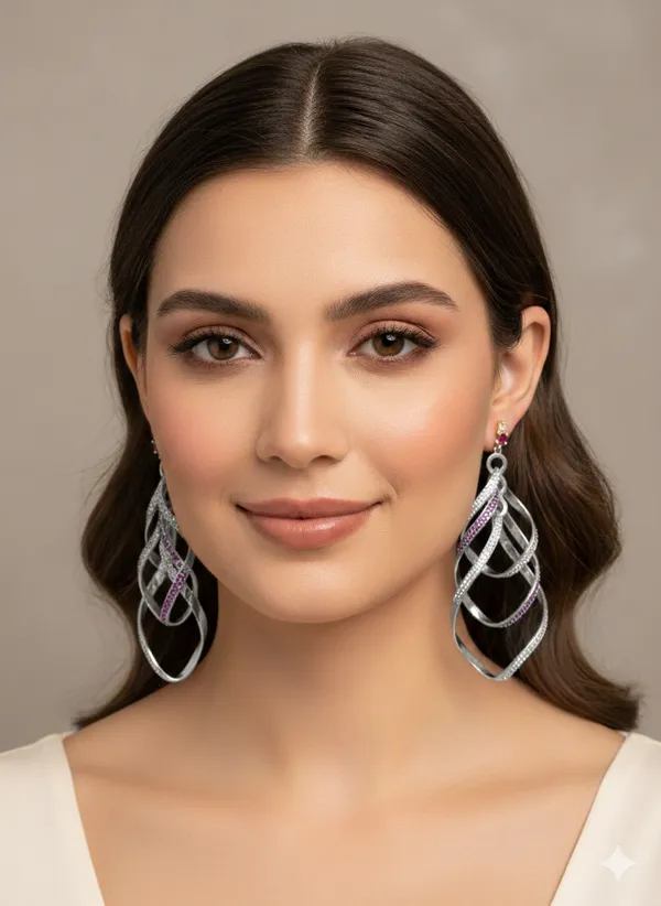 Ruby_Stone_Silver_Plating_Traditional_Cz_Earrings_For_Women