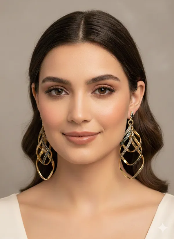 Purple_Stone_Golden_Plating_Traditional_Cz_Earrings_For_Women