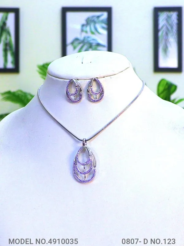 Silver_Plating_Purple_Stone_Traditional_Ad_Pendant_For_Women