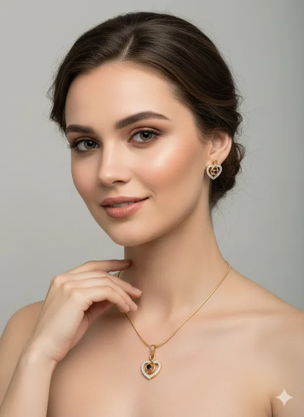 Blue_Traditional_Cz_Pendant_For_Women