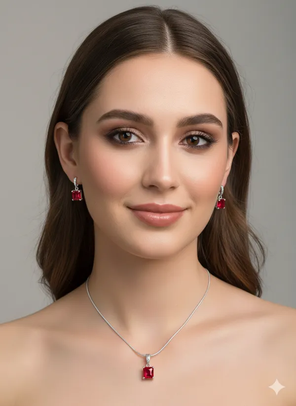 Silver_Plating_Ruby_Stone_Traditional_Cz_Pendant_For_Women