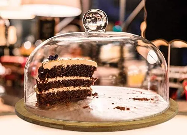 Brown_Wooden_Cake_Stand_With_Acrylic_Dome_Lid,_Acacia_Round_Cake_Plate_Tray_Dessert_Stand_For_Home_And_Kitchen