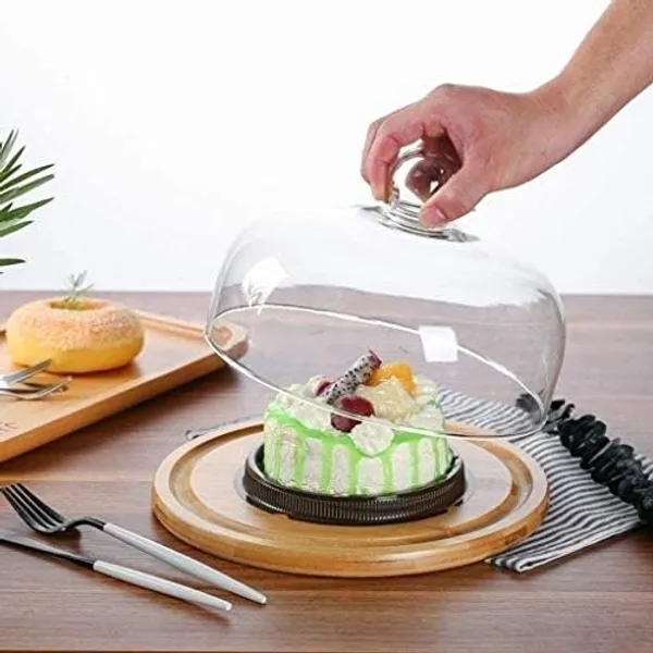 Brown_Wooden_Cake_Stand_With_Acrylic_Dome_Lid,_Acacia_Round_Cake_Plate_Tray_Dessert_Stand_For_Home_And_Kitchen