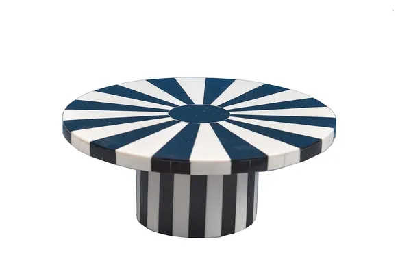Navy_Blue_Resin_Cake_Stand_Round_Shape,Pizza_Platter,_Cake_Srever_(10X4)_Inch