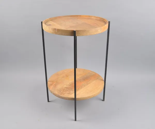 Brown_Metal_Side_Table,_Bed_Side_Table,_Storage_Table_For_Living_Room