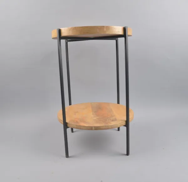 Brown_Metal_Side_Table,_Bed_Side_Table,_Storage_Table_For_Living_Room