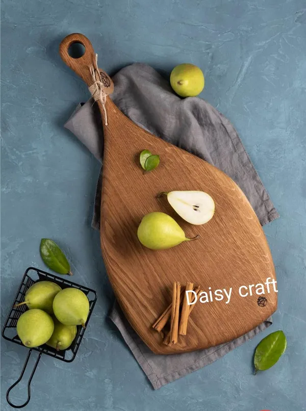Brown_Teak_Wood_Chopping_Board,_Vegetables_Cutting_Board,_Pizza_Serving_Platter_Dining_Table_Serving_Platter