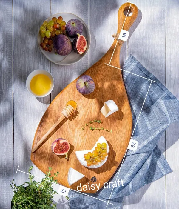 Brown_Teak_Wood_Chopping_Board,_Vegetables_Cutting_Board,_Pizza_Serving_Platter_Dining_Table_Serving_Platter