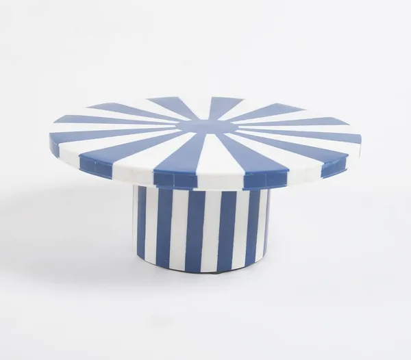 Blue_Resin_Cake_Stand_Round_Shape,Pizza_Platter,_Cake_Srever_(10X4)_Inch