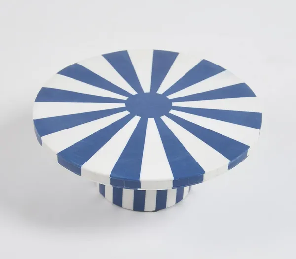 Blue_Resin_Cake_Stand_Round_Shape,Pizza_Platter,_Cake_Srever_(10X4)_Inch