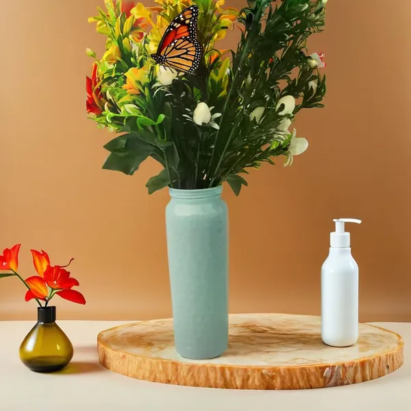 Light_Blue_Metal_Flower_Vase_For_Living_Room_Aesthetic_Flower_Pot_With_Sleek_Design_Vintage_Flower_Vase_For_Home_Decor_Perfect_For_Table_Centerpiece_And_Bedroom