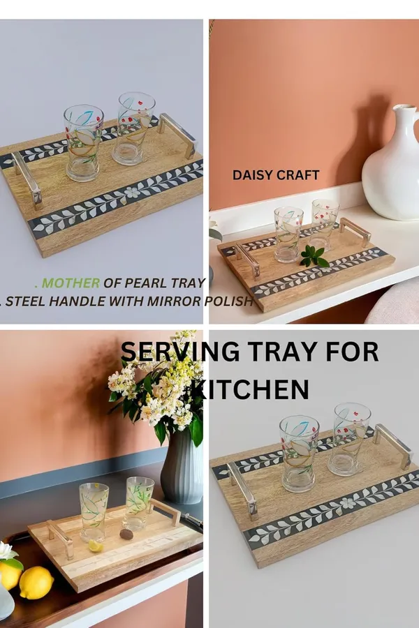 Natural_Brown_Wooden_Serving_Tray,_Serving_Tray_With_Stainless_Steel_Handle,_Tray_For_Break_Fast,_Rectangle_Tray_For_Kitchen,_Mother_Of_Pearl_Tray_With_Wooden_Combination