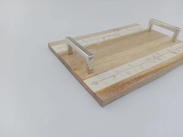 Natural_Brown_Wooden_Serving_Tray,_Serving_Tray_With_Stainless_Steel_Handle,_Tray_For_Break_Fast,_Rectangle_Tray_For_Kitchen,_Mother_Of_Pearl_Tray_With_Wooden_Combination
