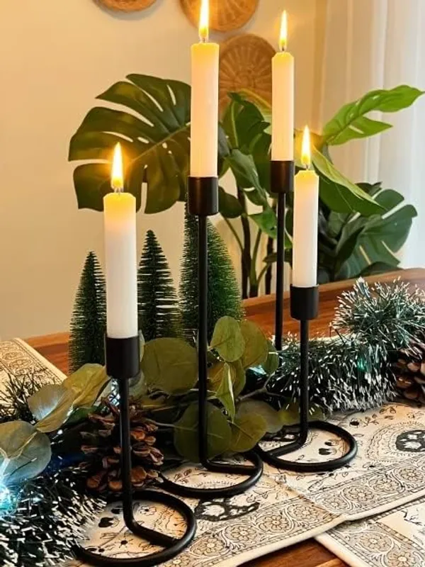 Black_Metal_Tealight_Holder_And_Pillar_Candle_Stand,_Christmas_Candle_Holder,_Tealight_Holder,_Best_Gift_For_Christmas_Decor,_Christmas_Decoration,_Set_Of_2.