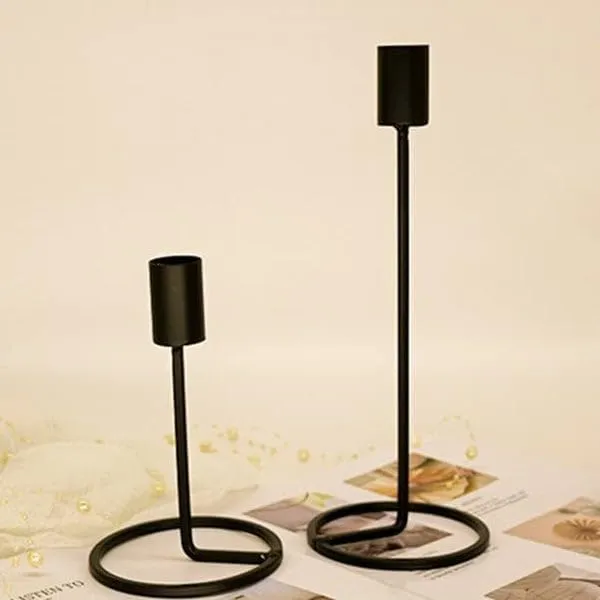 Black_Tealight_Candle_Holder_Stand_(Pack_Of_2)_Tapered_Candle_Stand_For_Dining_Table_&_Home_Decor_Candle_Holder_|_Dreamcatcher_|_Showpiece_Stand_For_Living_Room
