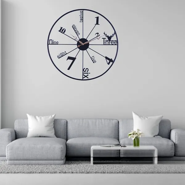 Black_Metal_Wall_Clock_For_Living_Room_Stylish_Latest_Metal_Wall_Watch_With_Alphabet_Design_Wall_Clocks_For_Bedroom_&_Office,_Kitchen_Metal_Wall_Decor