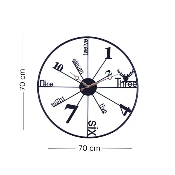 Black_Metal_Wall_Clock_For_Living_Room_Stylish_Latest_Metal_Wall_Watch_With_Alphabet_Design_Wall_Clocks_For_Bedroom_&_Office,_Kitchen_Metal_Wall_Decor