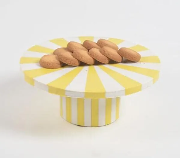 Yellow_Premium_Round_Wooden_Cake_Stand_For_Cake_Cutting_360_Degree_Rotating_Cake_Stand_And_Desserts_Display_Stand_Wooden_Tray_For_Parties_&_Special_Occasions