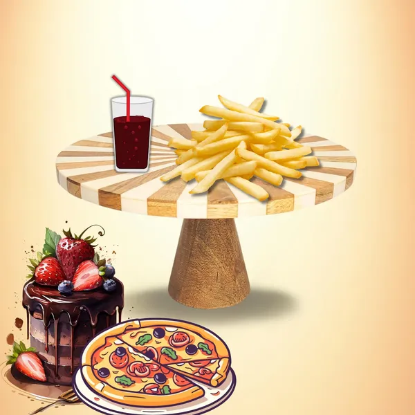 Light_Brown_Superior_Round_Wooden_Cake_Stand_For_Cake_Cutting_&_360_Degree_Rotating_Cake_Stand_And_Desserts_Display_Stand_Wooden_Tray_For_Events_&_Special_Occasions