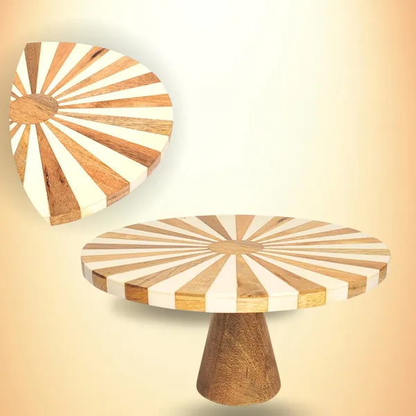 Light_Brown_Superior_Round_Wooden_Cake_Stand_For_Cake_Cutting_&_360_Degree_Rotating_Cake_Stand_And_Desserts_Display_Stand_Wooden_Tray_For_Events_&_Special_Occasions