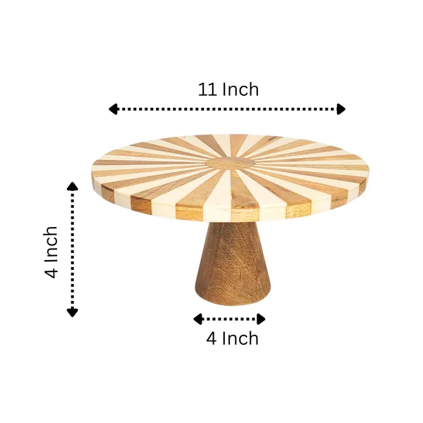 Light_Brown_Superior_Round_Wooden_Cake_Stand_For_Cake_Cutting_&_360_Degree_Rotating_Cake_Stand_And_Desserts_Display_Stand_Wooden_Tray_For_Events_&_Special_Occasions