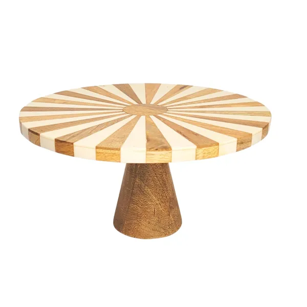 Light_Brown_Superior_Round_Wooden_Cake_Stand_For_Cake_Cutting_&_360_Degree_Rotating_Cake_Stand_And_Desserts_Display_Stand_Wooden_Tray_For_Events_&_Special_Occasions