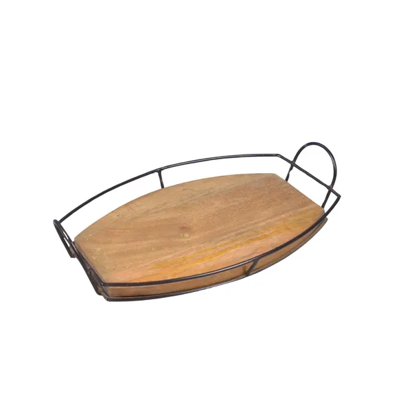 Natural_Brown_Wooden_Serving_Tray_With_Iron_Handles_|_Premium_Mango_Wood_Tray_For_Table_Decor,_Food,_Snacks_&_Drinks_|_Elegant_Dining_&_Kitchen_Tray_For_Serving