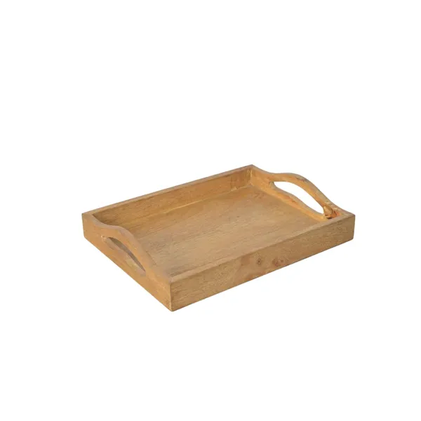 Natural_Brown_Mango_Wooden_Tray_With_Unique_Handle_Design_|_Elegant_Wooden_Serving_Tray_For_Snacks,_Drinks_&_Meals_|_Ideal_For_Kitchen,_Dining_Table_&_Office_Decor