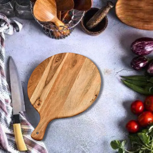 Brown_Round_Wooden_Chopping_Board_With_Handle_|_Premium_Acacia_Cutting_Board_40X30X2Cm_|_Perfect_For_Meat,_Fruit_&_Vegetable_Cutter_Board_In_Kitchen