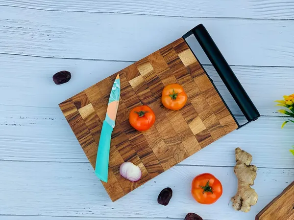 Beige_Premium_Acacia_Wooden_Cutting_Board_For_Kitchen_|_Multipurpose_Chopping_Board_For_Vegetables,_Meat_&_Fruits_|_Non-Slip_With_Steel_Handle_Size_35X20_Cm