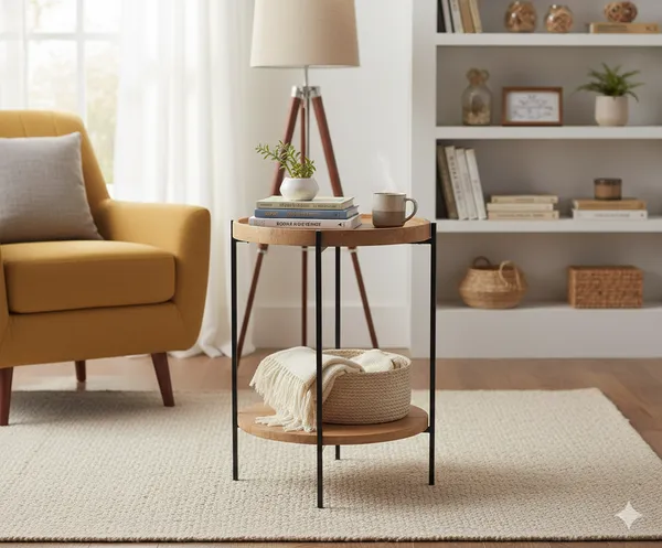 Brown_Metal_Side_Table,_Bed_Side_Table,_Storage_Table_For_Living_Room