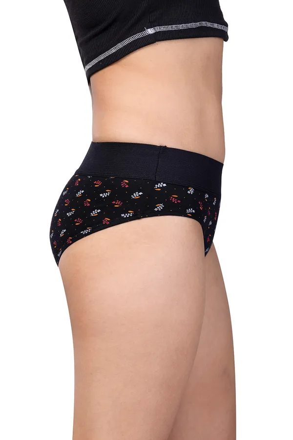 Balck_&_Navy_&_Maroon_100%_Knitted_Cotton_Panties_Set_Of_3_For_Women