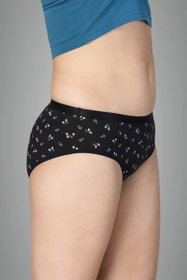 Black_&_Navy_&_Wine_100%_Knitted_Cotton_Panties_Set_Of_3_For_Women
