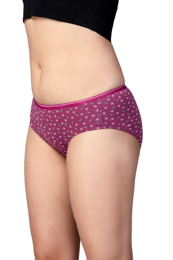 Candy_&_Green_&_Grey_100%_Knitted_Cotton_Panties_Set_Of_3_For_Women