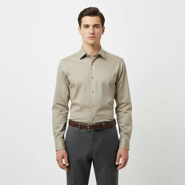 Dusty_Grey_&_Teal_Blue_Polly_Viscose_Slim_Fit_Formal_Shirt_For_Men