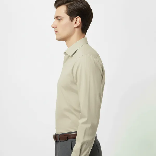 Dusty_Grey_&_Teal_Blue_Polly_Viscose_Slim_Fit_Formal_Shirt_For_Men